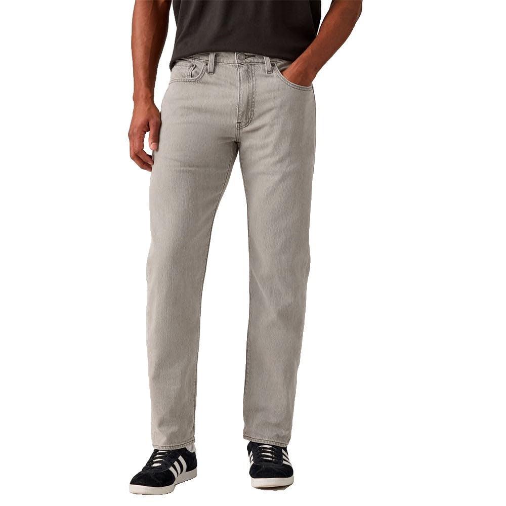 Levi's Men's Jeans 502 with Stretch, Tapered Fit, Grey (Silver Haze LTWT), W33/L32