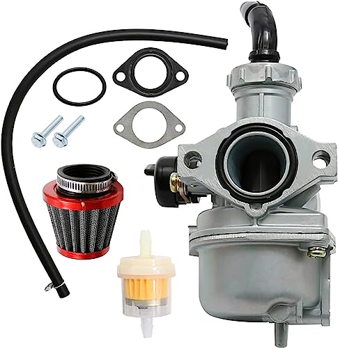 ATV Carburetor PZ22 with Fuel Filter and 22mm Air Filter for 110cc 125cc SSR CRF50 Predators Go Karts Pit Dirt Bike for Sunl for Taotao Pit Bike