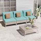 Grand Patio 7-Piece U-Shaped Set