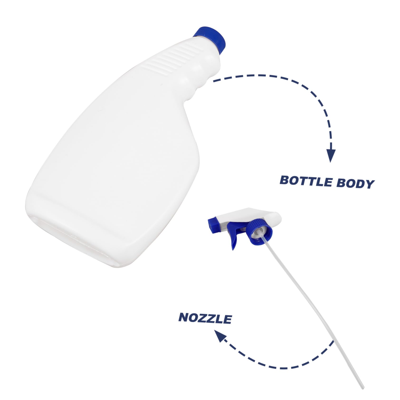 iplusmile 16piezas Botellas De Spray Plástico De Pulverizador Portátil Para Agua y Cabello Para Peluquerías y Jardinería