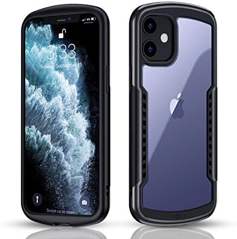 Amazon Com Xundd Case For Iphone 12 Pro Max 5g 6 7 Inch With Integrated Camera Cover Military Grade Drop Tested Slim Clear Back With Shockproof Soft Tpu Bumper Frame Cover Black Apple Iphone