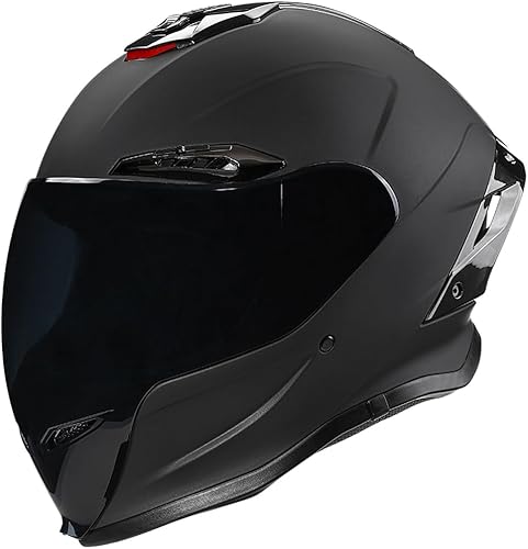 Miniatura 4 de Casco integral para motocicleta, casco de moto para adultos, hombres y mujeres, carreras de calle, ciclomotor, aprobado por DOT