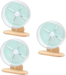 Didiseaon 3 Conjuntos De Hamster Roda De Corrida Tanque De Hamster Rodas De Hamster Exercício Roda De Rato Roda De Treinamento Hamster Sprays Hamster Corredor Hamsters Cobaia Ouriço Mudo