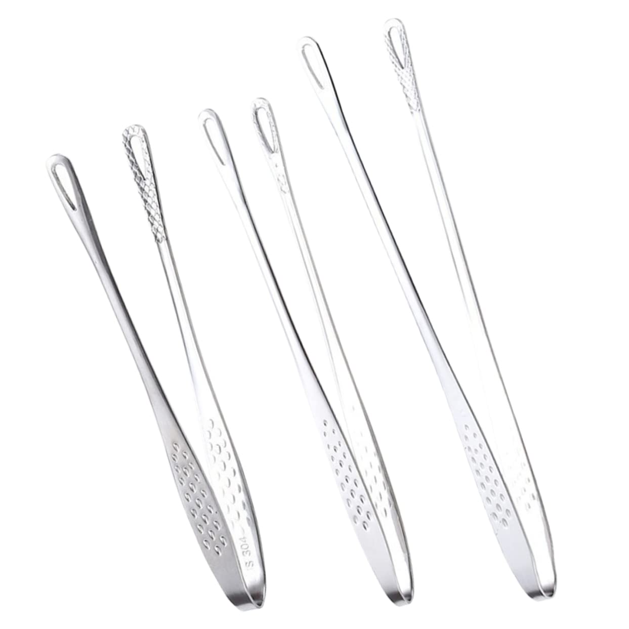TOYANDONA 3 Sätze Grillzange Teiliges Rutschfeste Kochzange Für Bbq Steak Und Buffet Hitzebeständig Langlebig Für Vielseitige Anwendungen Längen 3 Stücke * 3