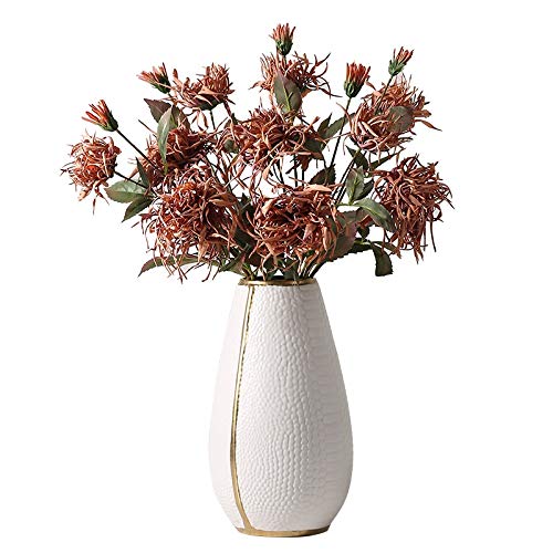 Amazon.co.jp: 花のための花瓶、現代の光の高級大きな花瓶家の装飾の 