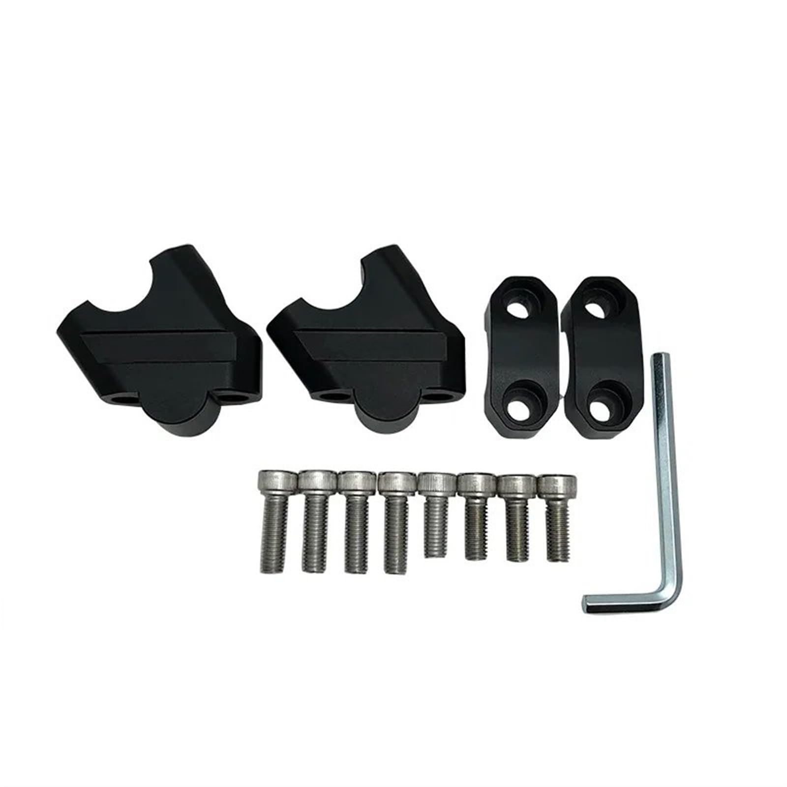 riser manubrio moto Per Suzuki Per V-STROM 800DE Per Vstrom 800 DE Per V STROM 800DE 2023 2024 Supporto Per Manubrio Per Moto(Silver)