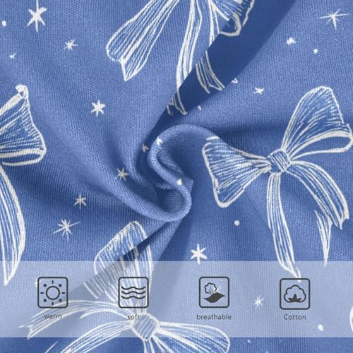 Wusikd Bows Ribbons White Girls' Underwear Cotton Girls Briefs Soft Toddler Underwear 2T3