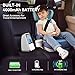 4000mAh Battery,Portable DVD Player for Car, 7 Inch HD Screen, Travel DVD Player Built in Dual HiFi Speakers, 6 Hours Rechargeable Battery, Bluetooth/USB/AUX Port/Memory Playback/Remote Control