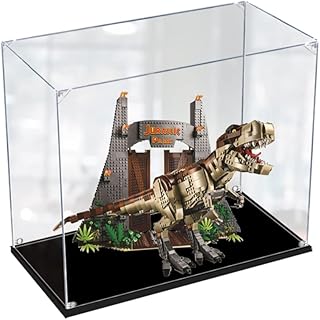 Display Case for Lego 75936 Jurassic World, Acrylic Dustproof Models Collectibles Display Box Showcase (Display Case Only) (3MM)