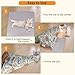 XUYEDOGLSH Cat Wrap for Grooming,Cat Wrap for Cutting Nails,Self-Adherent Soft Cat Blanket，Restrain The Cat to Keep Calm,Anti-Bite, Anti-Scratch, Wrap Anti-Escape Grooming Bags for Cats (Within 9lbs)