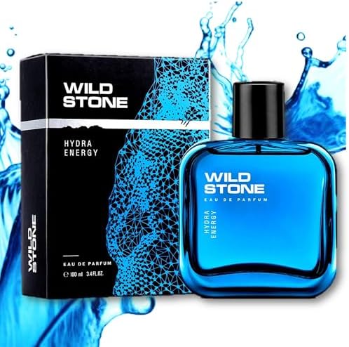 Wild Stone Spray Hydra Energy Premium Eau De Parfum For Men, 100Ml: A Long-Lasting, Luxury Fragrance 100 Ml