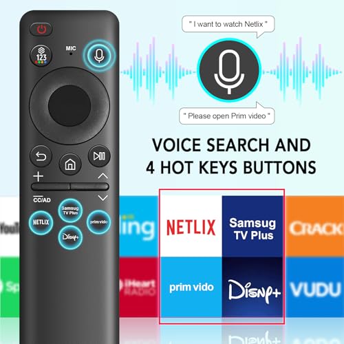 image for Seayoo BN59-01432A Solar Voice Remote Replacement for Samsung TV Remot