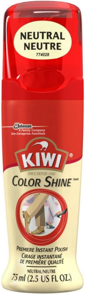 KIWI Leather Premiere Shine Shoe Polish, Neutral 2.5 oz