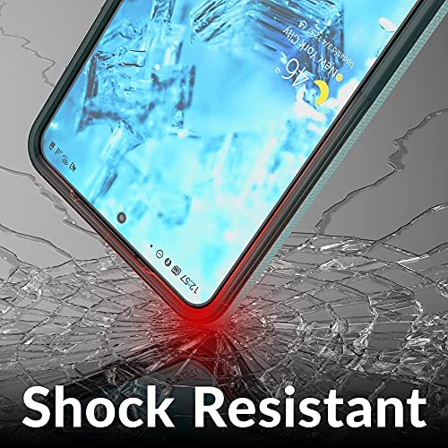 Image of Crave for Galaxy S21 Case, Shockproof Protection Dual Layer Case for Samsung Galaxy S21, S21 5G (6.2 inch) - Aqua