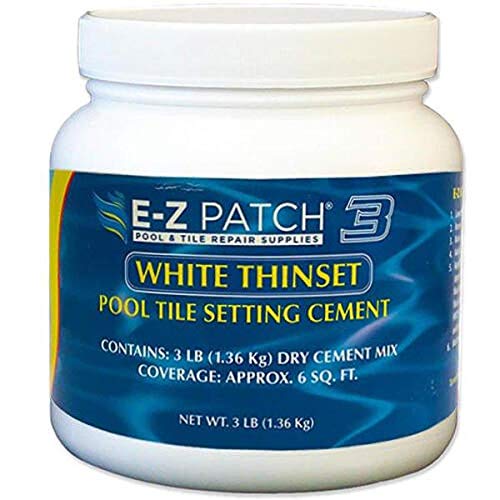 E-Z Patch 3 Thinset Pool Tile Cement 10lbs EZP-133