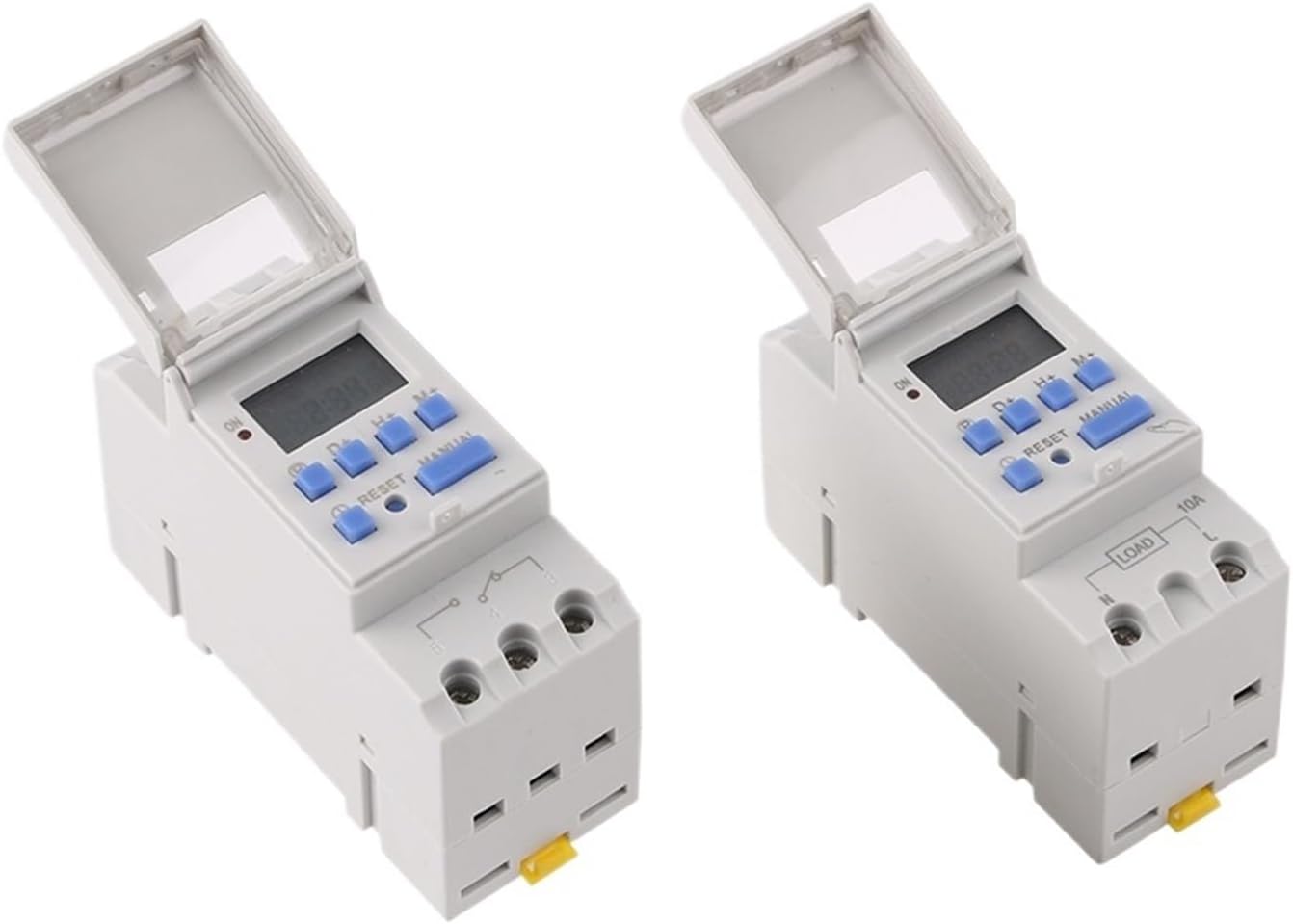 1pc THC15A Electronic Weekly 7 Days Programmable Digital Timer Switch Relay Control 220V 230V 10A Din Rail 20ON 20OFF(1NO 24V)