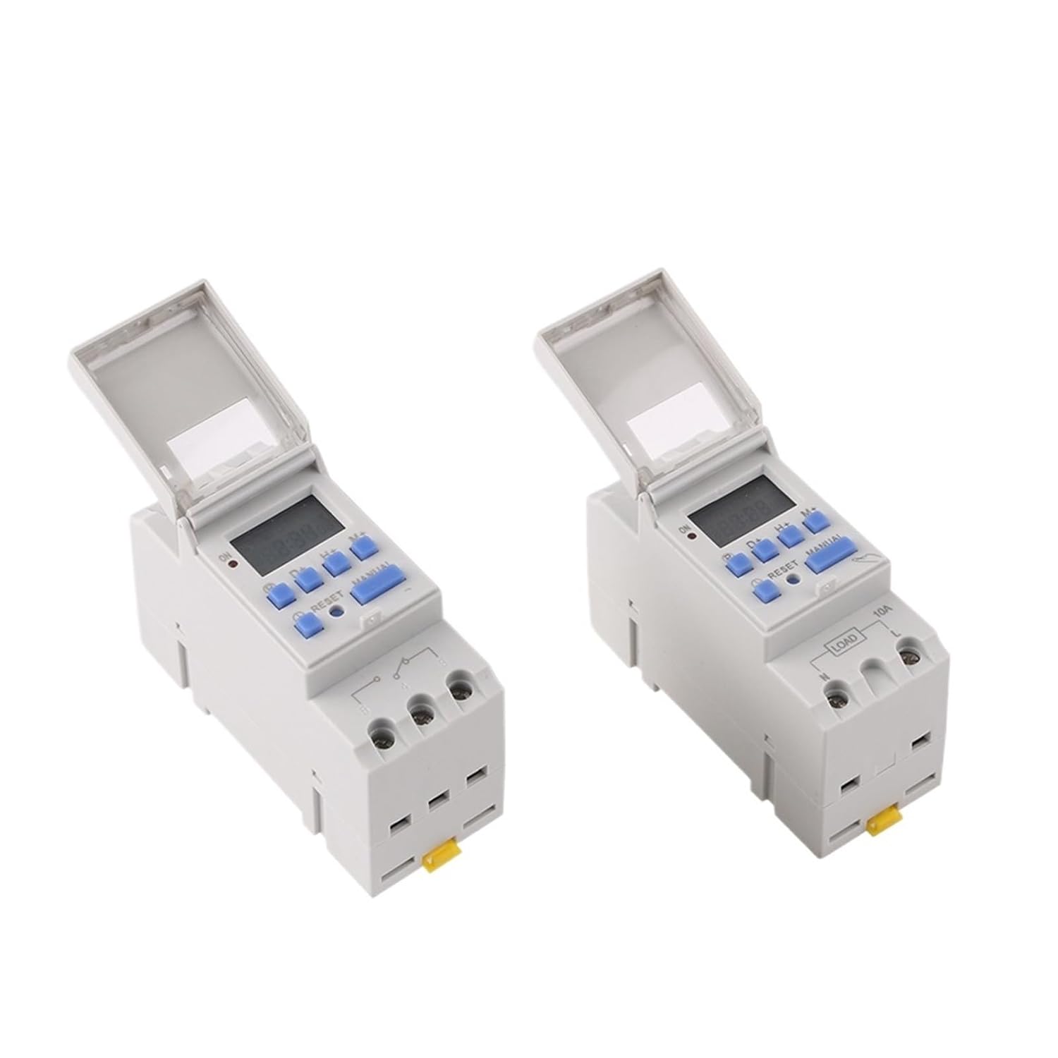 1pc THC15A Electronic Weekly 7 Days Programmable Digital Timer Switch Relay Control 220V 230V 10A Din Rail 20ON 20OFF(1NO 24V)