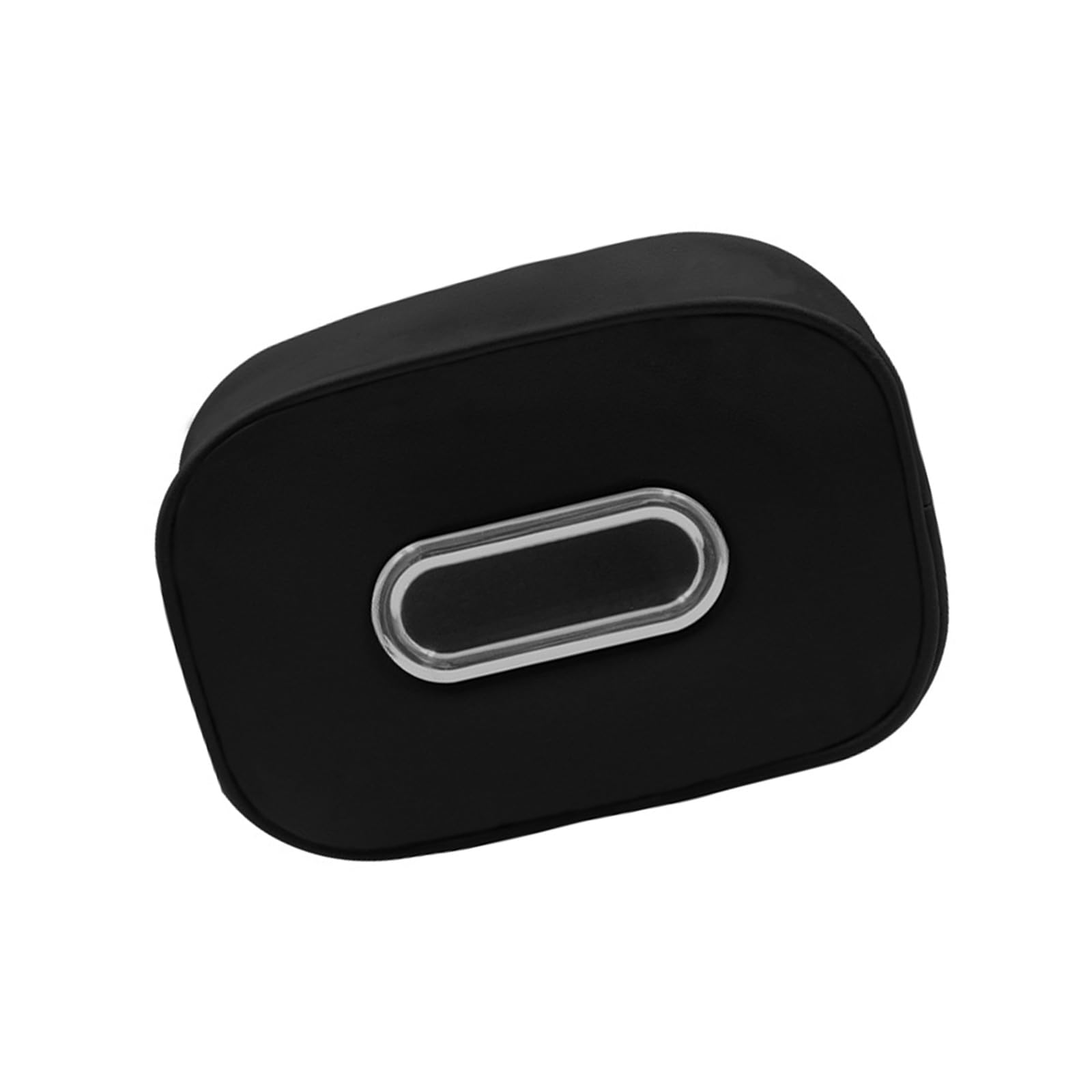 Msioytog Black Auto Glove Compartment Tissue Dispenser Strong Leather General Vehicle Hanging Tissue Box For Long Trip Use Hanging Car Dispenser