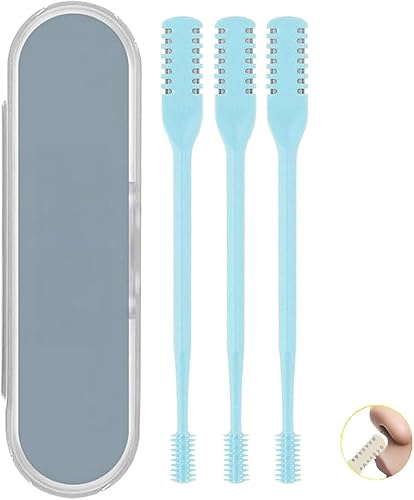 OPLISTE Cortador de pelo nasal 2023, recortador de vello nasal giratorio de 360 grados, recortador manual portátil de vello de nariz, recortador de