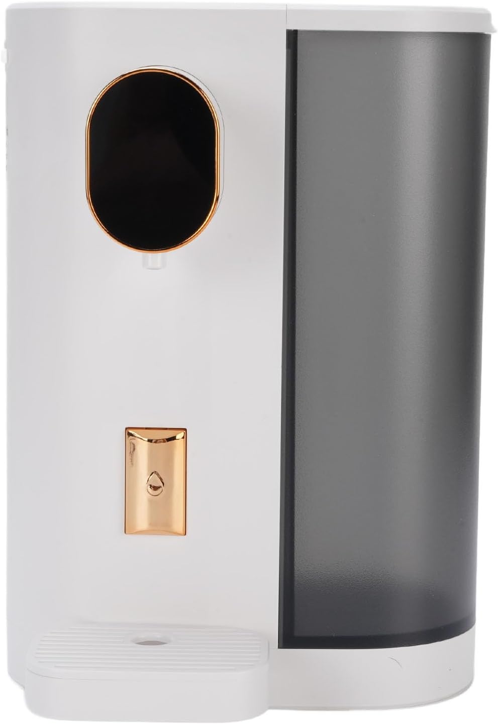 CHICIRIS Dispenser, 600ml 4 Levels LED Screen Smart Dispenser with 2 Magnetic Cups, for Bathroom Countertop or Wall Mounted