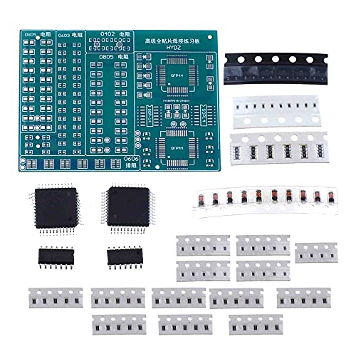 Reland Sun SMT-Komponenten Übungsplatine für Löten, Fähigkeiten, Training, Anfänger, DIY-Kit Reland Sun SMT-Komponenten Übungsplatine für Löten, Fähigkeiten, Training, Anfänger, DIY-Kit