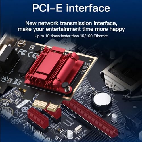Tarjeta de Red PCI-E x1 a RJ45 RTL8125 IEEE 802.3 2.5G Ethernet para PC de Escritorio miniatura 6