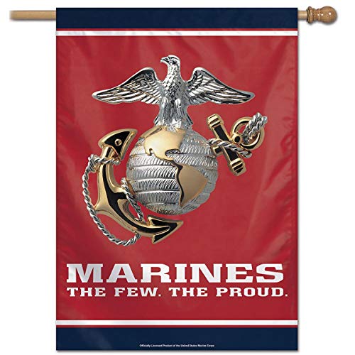 Drapeau US Marines WinCraft pour décoration de jardin et façade de maison