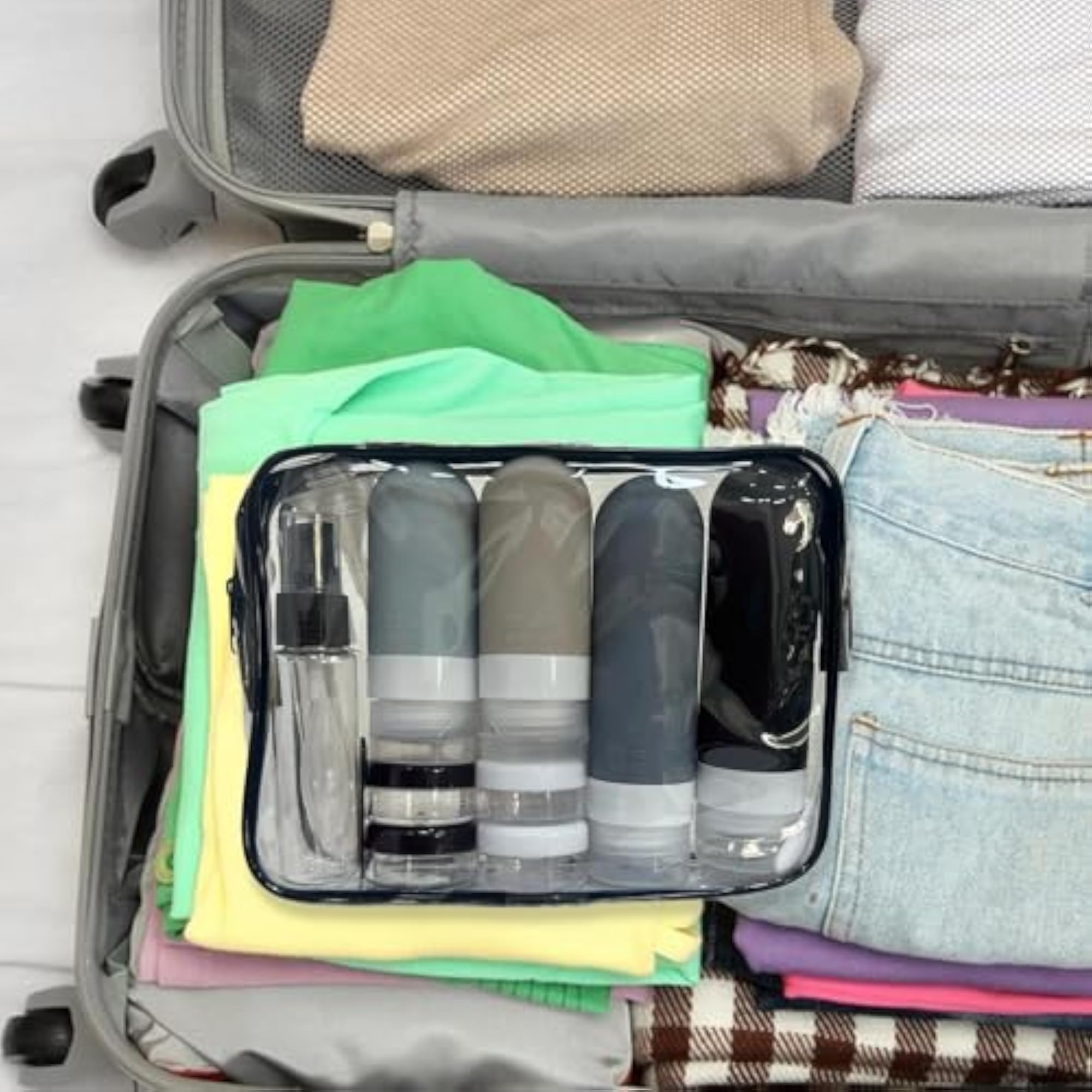 Travel Bottles Multipurpose Containers Set, 16 Pcs
