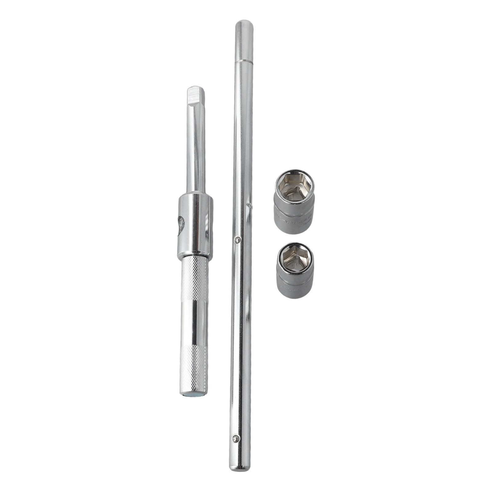 Llave de llanta de 4 vías, hierro cruzado para neumáticos, herramienta telescópica para tuerca de rueda, enchufes de 17/19/21/23 mm, resistente para coche, furgoneta, SUV