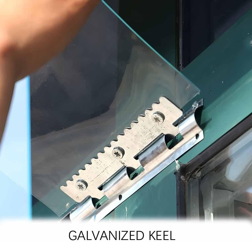 Heavy-Duty Clear PVC Strip Door Curtain, 1.6mm Thick Insulated for Warehouse, Supermarket, Garage, Factory & Toilet - 0.9x2.2m, Energy-Efficient Entry Barrier