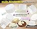 PetriStor 7pcs Cheese Making Kit Beginners №1 - Soft Cheese Molds + Cheese Mold with a Follower Piston - Cheese Making Supplies - Cream Cheese Form Mold Basket