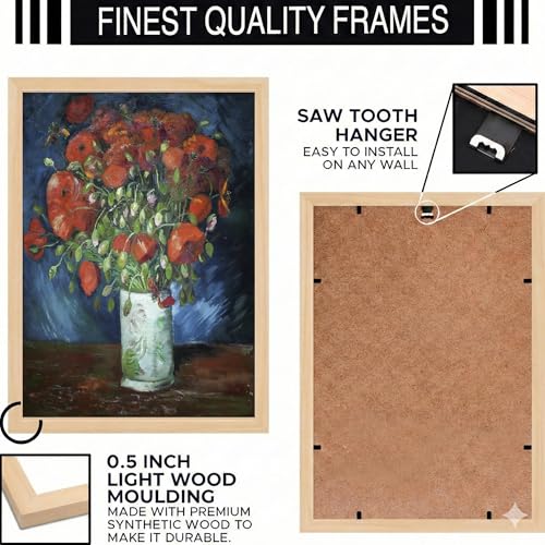 Image of BLINKART Vintage Ad Aesthetic Modern Art Walls With Frame | Natural Wood Texture | Living Room Bedroom Office Wall Decoration | Poster Home Decor Frames Wall Bedroom | 12x8 Inches (D383)