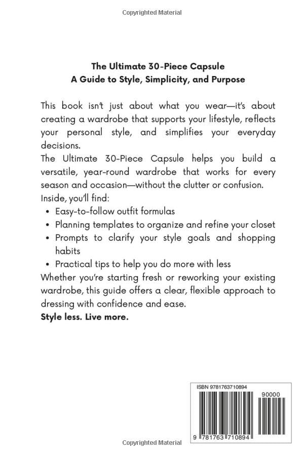 The Ultimate 30-Piece Capsule Wardrobe Guide: A Simple Mix-And-Match Curated Closet Planner - Image 2