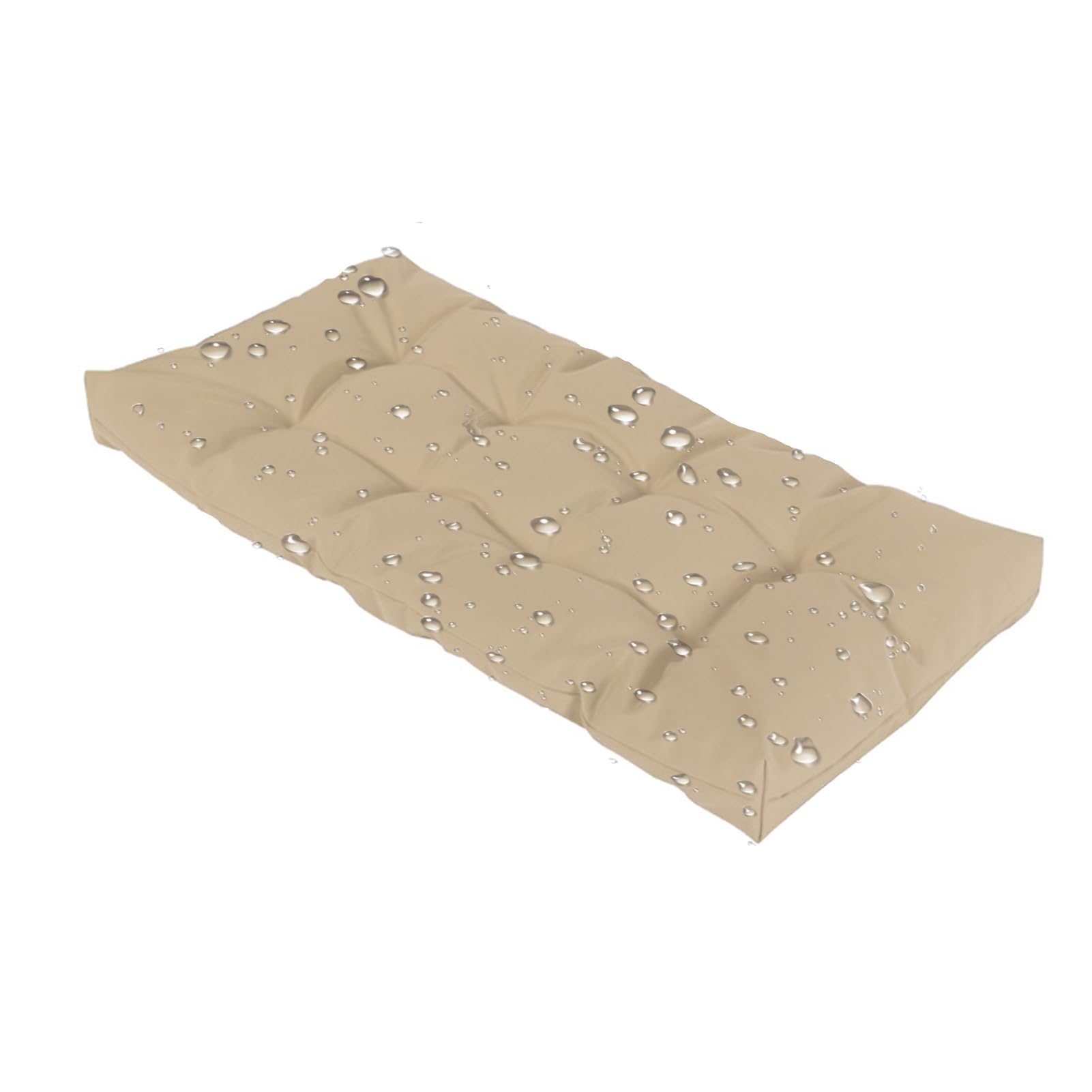Coussin balancelle imperméable et épais confort noisette