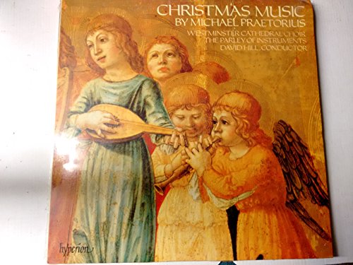 Image of Christmas Music ---HYP A 66200-Vinyl LP-HYPERION - Inghilterra-PRAETORIUS Michael (Germania)-HILL David (organo - dir)