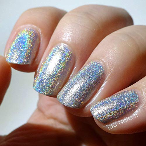 Oh Ship! - Silver Holographic Nail Polish By Cupcake Polish #TOP3