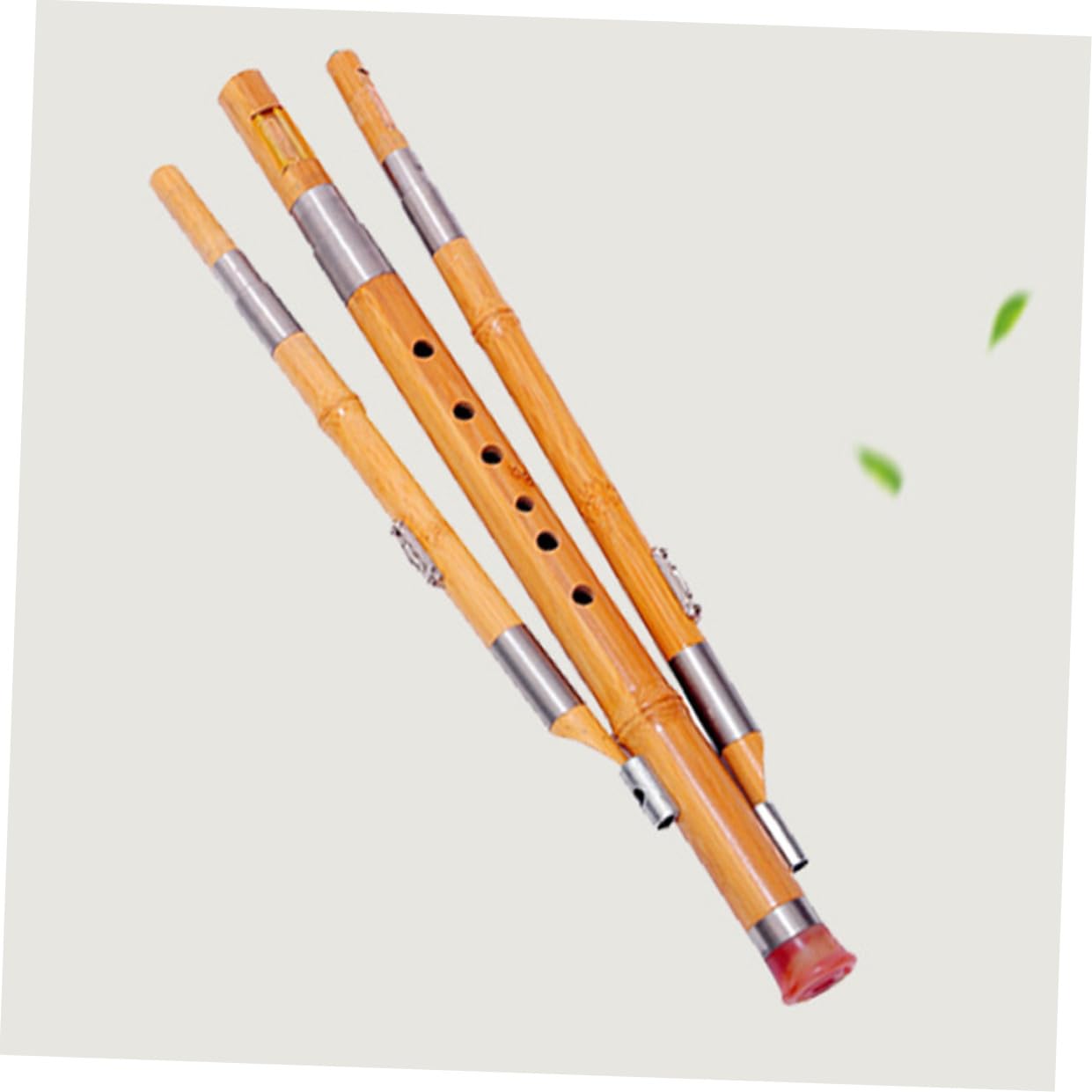 SUPVOX Flauta Hulusi De Bambú Hecho a Mano Clave C, Instrumento Musical Étnico De Calabaza Natural Lengüeta De Aleación, Diseño Compacto Para Principiantes y Amantes Música
