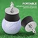 Golf Ball Pick Up Retriever, Mini Ball Grabber Sucker Tool Golf Ball Suction Cup Grabber Golf Ball Picker for Putter Grip Golf Sucker Accessories Putter Croquet Gadget