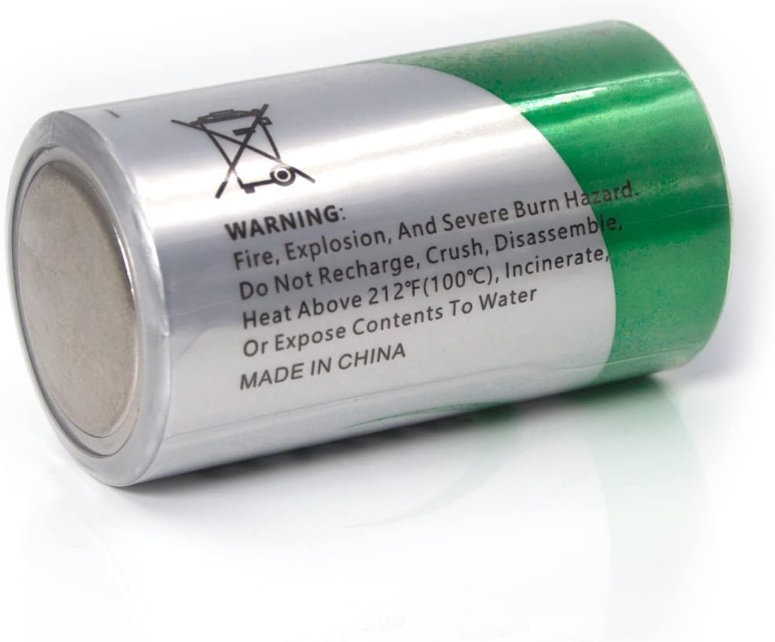 XL-205F D-Cell 19000mAh 3.6V Lithium LiSOCI2 Battery, Replacement for XL-205F, Tadiran TL-4930, TL-5930, LS33600C, Vitzro SB-D02, 2PCS