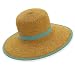 Sun N Sand French Laundry Packable Hat (Turquoise)