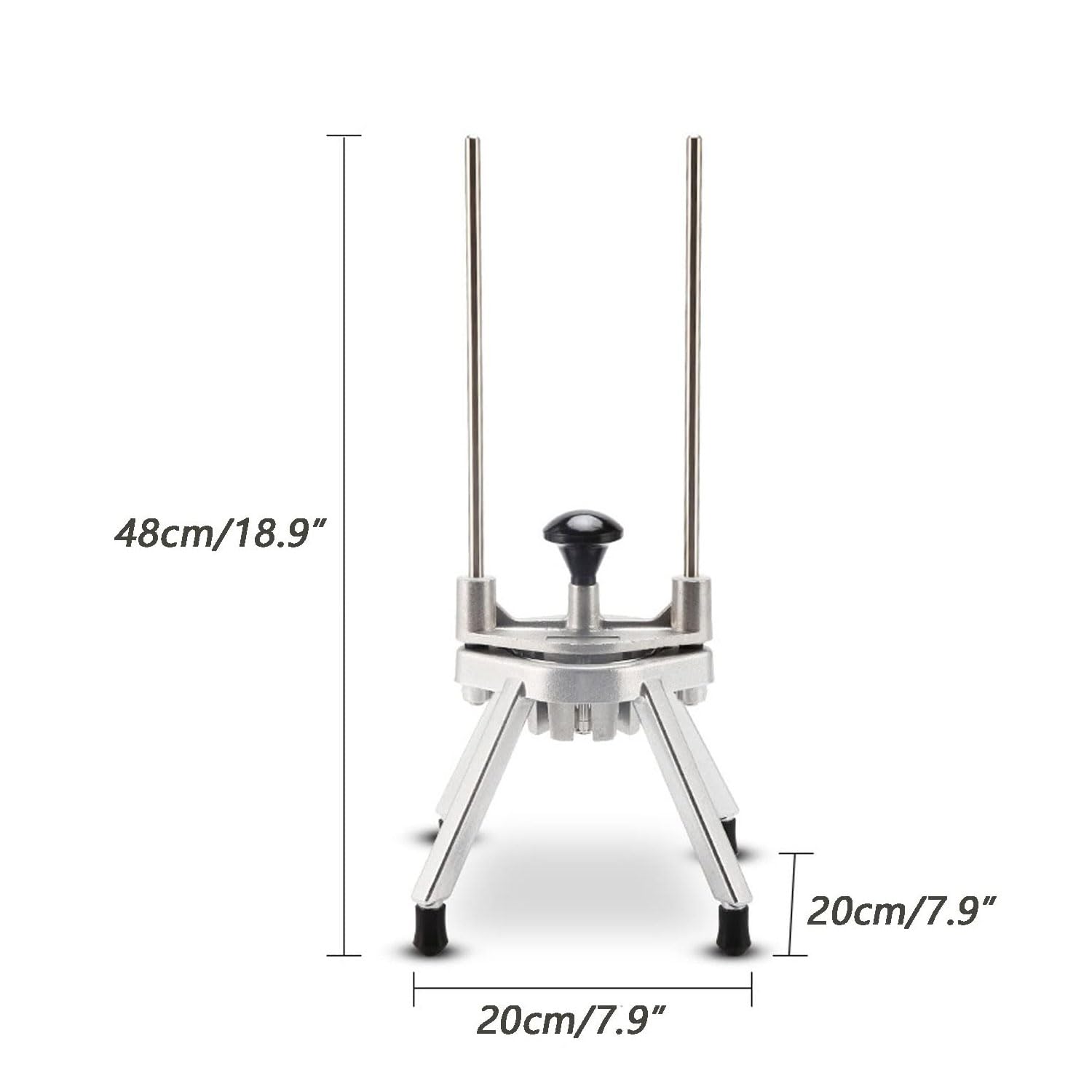 Cortador de frutas comercial, cortador de cuña de lima, resistente de 6 secciones, hoja de acero inoxidable, o bares, restaurantes, fiestas, cocina
