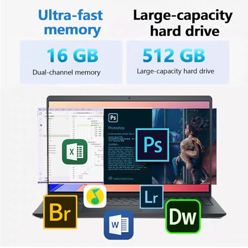 Image of Dell Inspiron 15 3535 Touchscreen Laptop - 20GB DDR4 RAM, 1TB SSD, 15.6 inch FHD WVA Display, AMD Ryzen 7 7730U,Windows 11 Pro, Copilot, Wi-Fi, Numeric Keypad, Webcam, for Business & Students