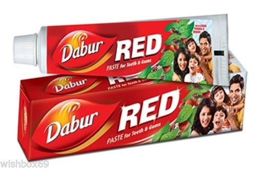 5x Dabur Red Toothpaste toothache Plaque fresh breath tooth 100g