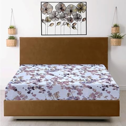 Luxurious 100% Egyptian Cotton Printed King Size Fitted Sheet 400 Thread Count 30cm Extra Deep Fitted King Size Bed Sheets Cover
