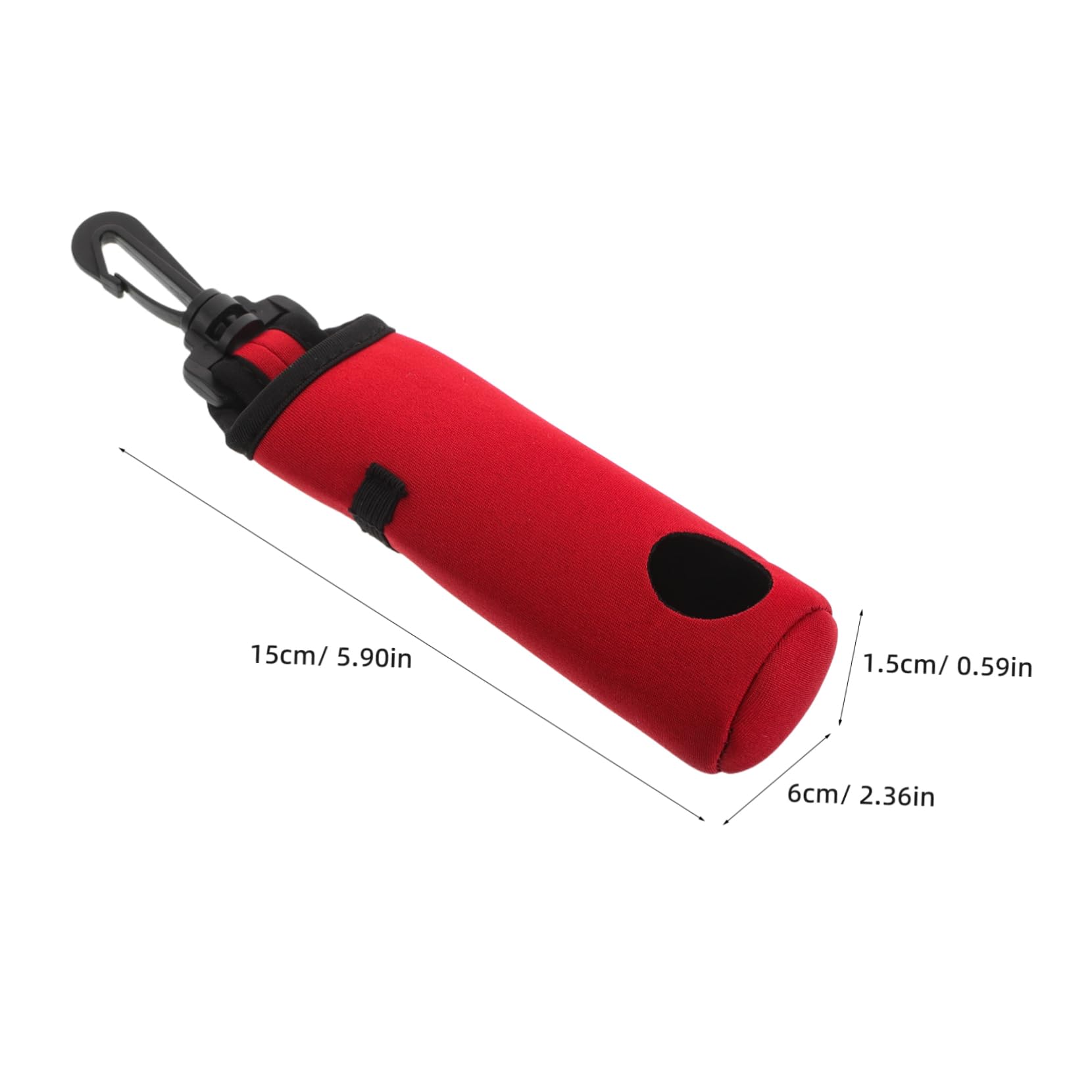 VICASKY 2Pcs Neoprene Golf Ball Storage Bag Durable Organizer for Easy Carrying Efficient Organization Portable Golf Accessories Pouch for Travel Walking Golf Bags