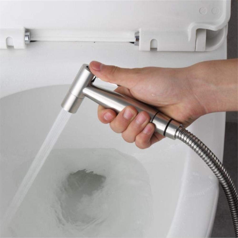 Toilettensprüher-Set, Messing-Duschsprüher, Ersatzspray, kompatibel mit Premium-Stoffwindelsprüher – Edelstahl-Handbrause, Spülduschdüse, Sprühpistole, Duschset, Wandmontage, M