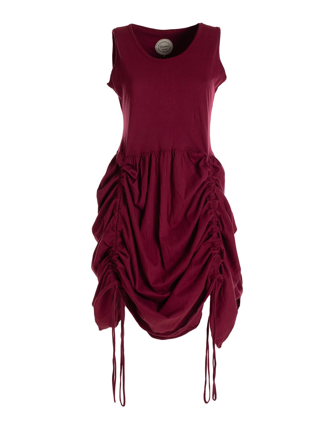 Vishes - Alternative Bekleidung - verstellbares Damen Kleid lang kurzes Sommerkleid Damen Kleider