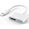 Qualihome Compatible with iPhone iPad to HDMI Adapter, 1080P Digital AV Adapter Sync Screen HDMI Connector Adaptor Compatible with iPhone 11 Pro Xs MAX XR X 8 7 6s Plus iPad to TV Projector Monitor