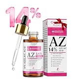 14% Azelaic Acid Facial Serum with Niacinamide & Hyaluronic Acid – Helps Calm Redness,Improve Blemishes & Dark Spots,Gentle Care for Sensitive Skin,40ml / 1.4 fl oz