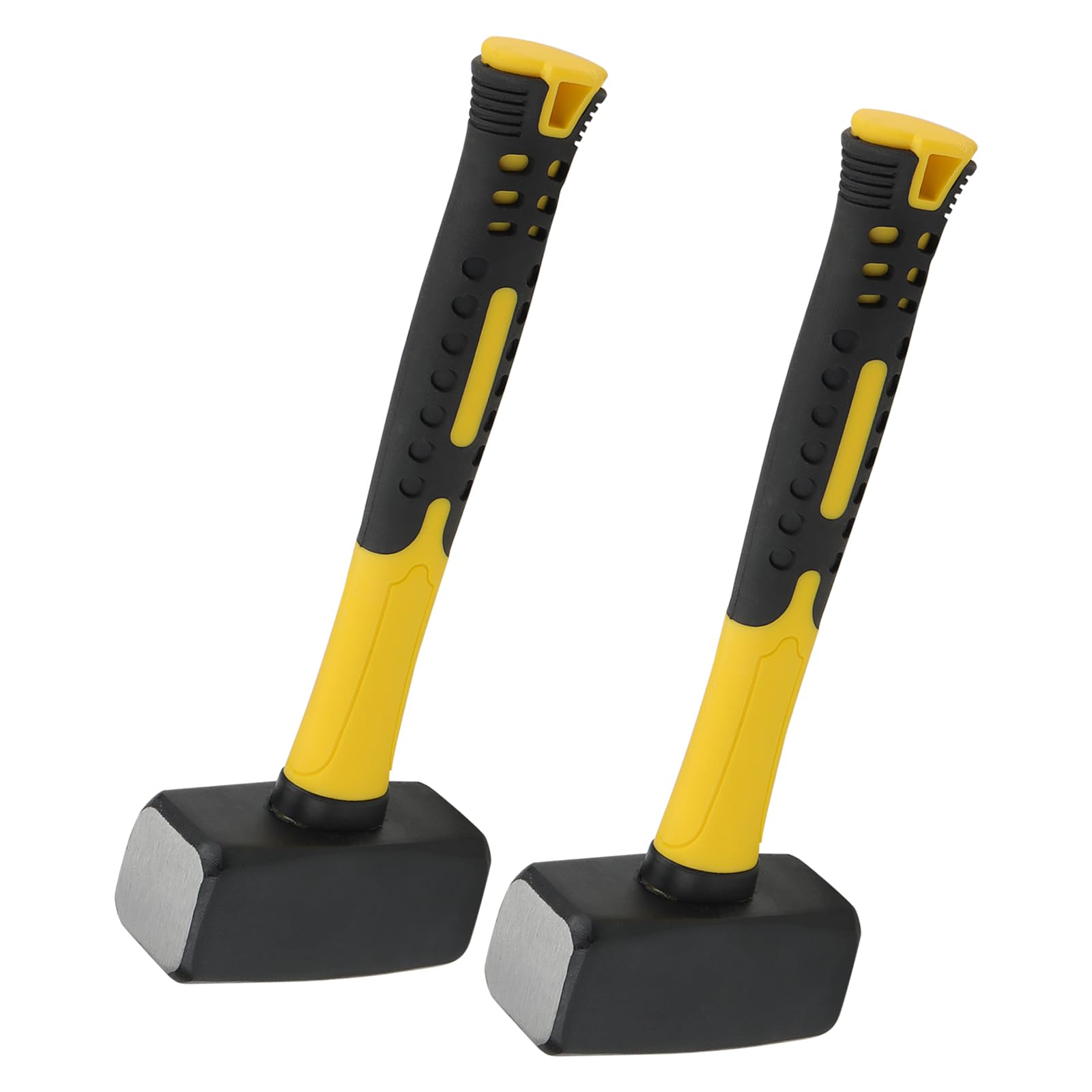2 Martello da 1500 g con manico in fibra di vetro per muratura, Martello a mazza per utensili domestici, cantieri